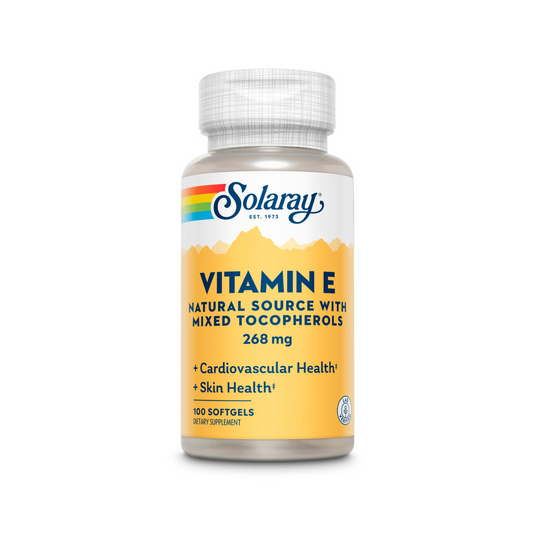 Solaray Vitamin E with Mixed Tocopherols 268mg