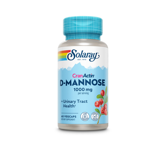 Solaray D-Mannose With Cranactin Cranberry Extract 60Cap V