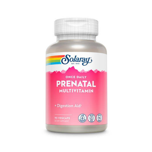 Solaray Once Daily Prenatal Multivitamin 90Cap