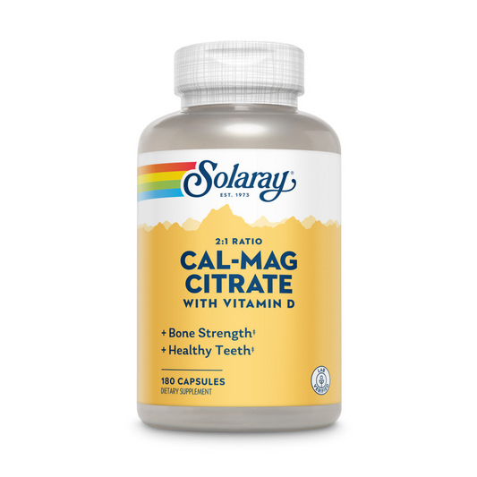Solaray Calcium & Magnesium Citrate With Vitamin D-3