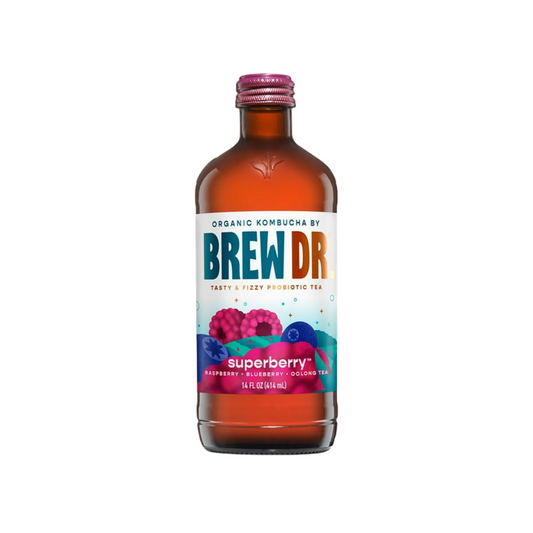 Brew Dr. Kombucha Superberry Organic 14oz