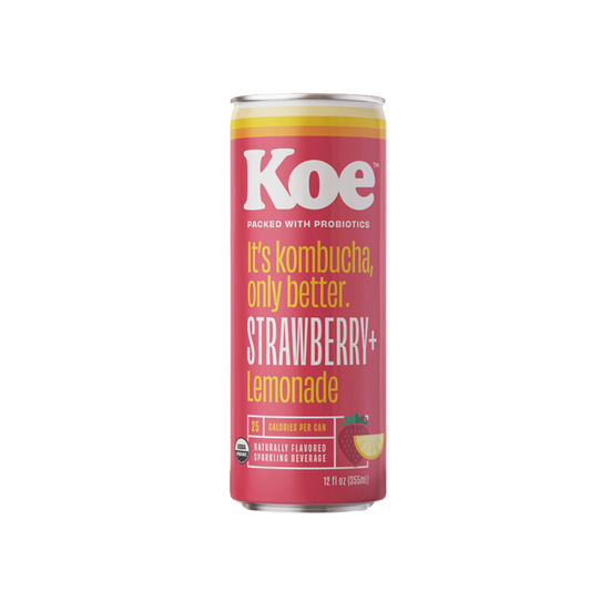 Koe Kombucha Strawberry Lemonade OG 12oz