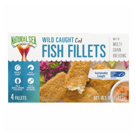 Natural Sea Premium Cod Fish Fillets 8oz