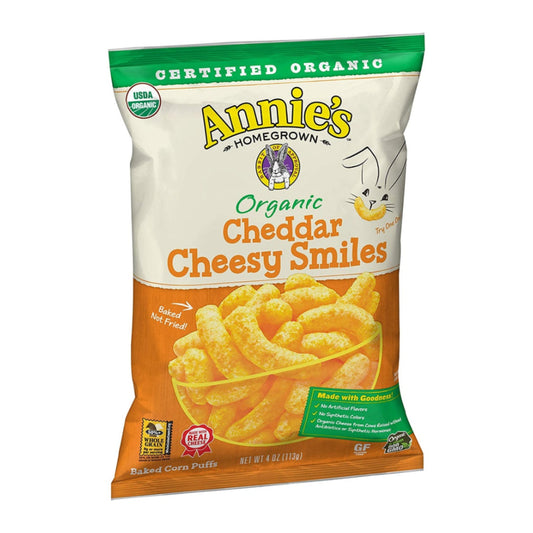 Annie's Puff Cheese Cheddar GF OG 4oz