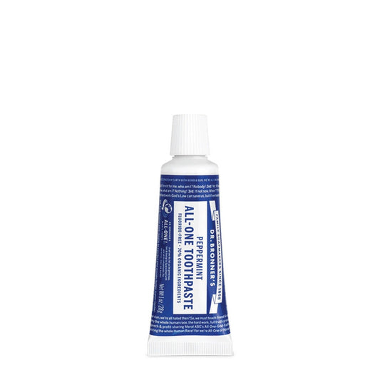 Dr. Bronner's Toothpaste Peppermint Travel 1oz