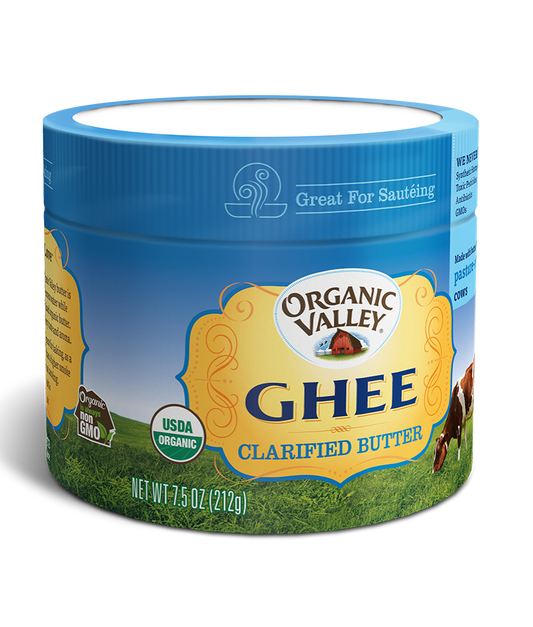 Organic Valley Clarified Butter, Ghee 7.5oz