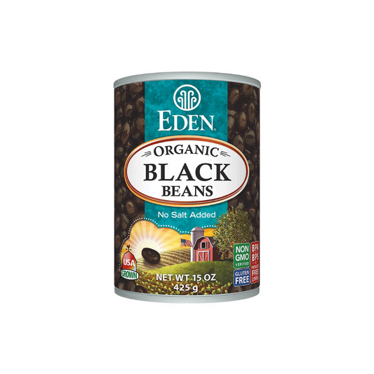 Eden Can Beans Black No Salt OG 15oz