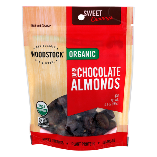 Woodstock Snack Almond Dark Chocolate OG 6.5oz