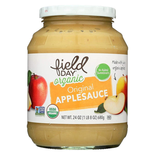 Field Day Organic Original Applesauce Jar 24oz