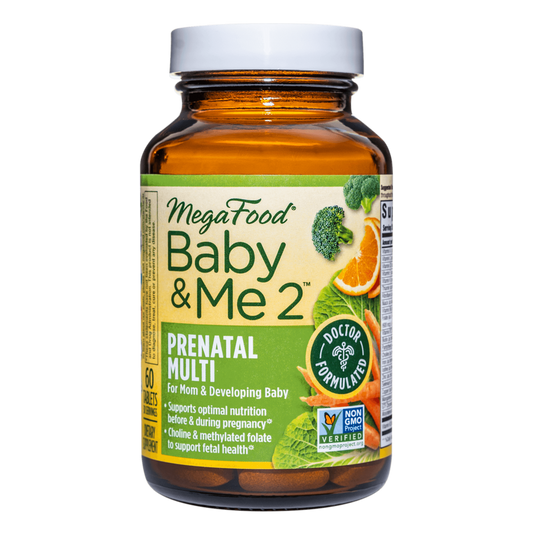 Mega Food Baby and Me2 Prenatal Multivitamin 60c