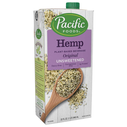 Pacific Foods Hempmilk Original Usweetened 32oz