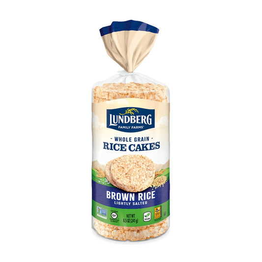 Lundberg Family Farms Puff Cakes Rice Brown Salt