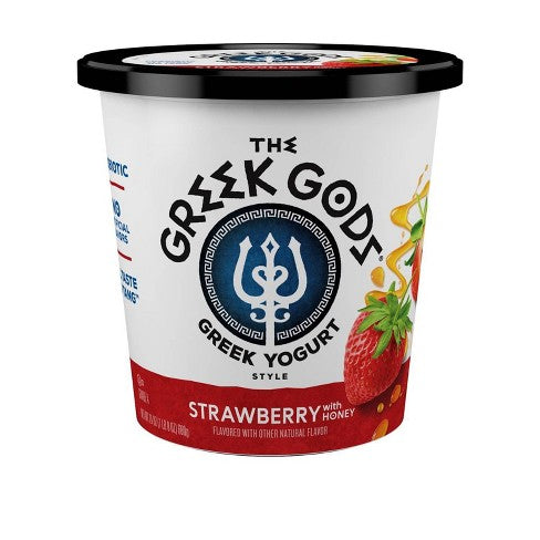 GREEKG Yogurt Greek Strawbr Hny GF 24oz
