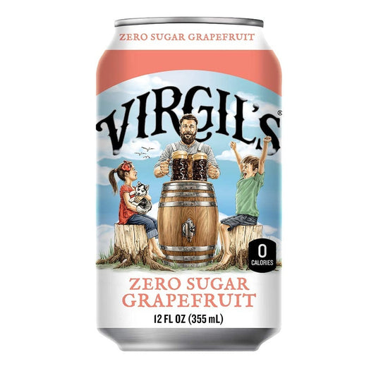 Virgil's Zero Sugar Grapefruit Soda 12oz