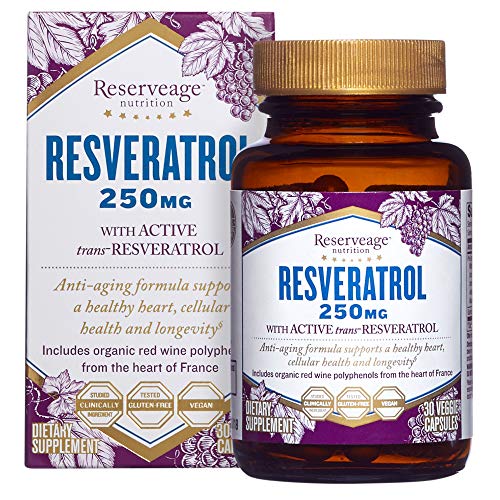 Reserveage Resveratrol 250mg 30c