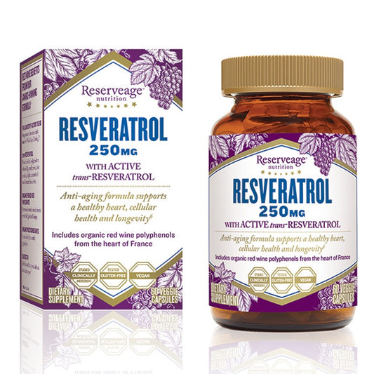 Reserveage Nutrition Resveratrol 250mg 60c
