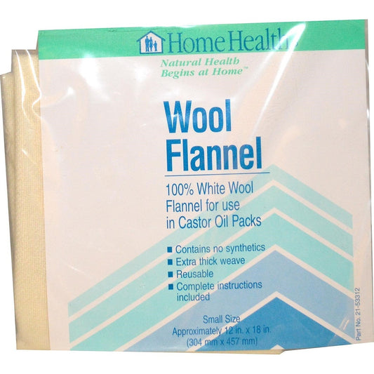 HOME Flannel Wool Unbleached 12x18in 1c