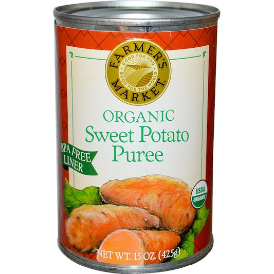 Farmer's Market Can Puree Sweet Potato OG 15oz