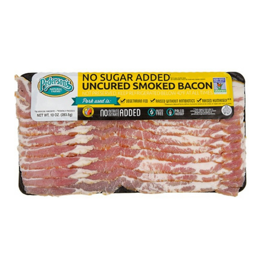 Pederson's Natural Farms Bacon Uncured Smoked GF 10oz