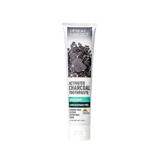 Desert Essence Mint Activated Charcoal Toothpaste 6.25oz
