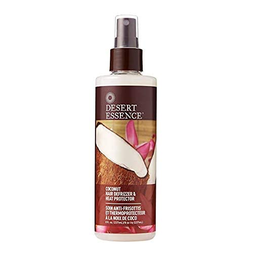 Desert Essence Coconut Hair Defrizzer and Heat Protector 8.5oz