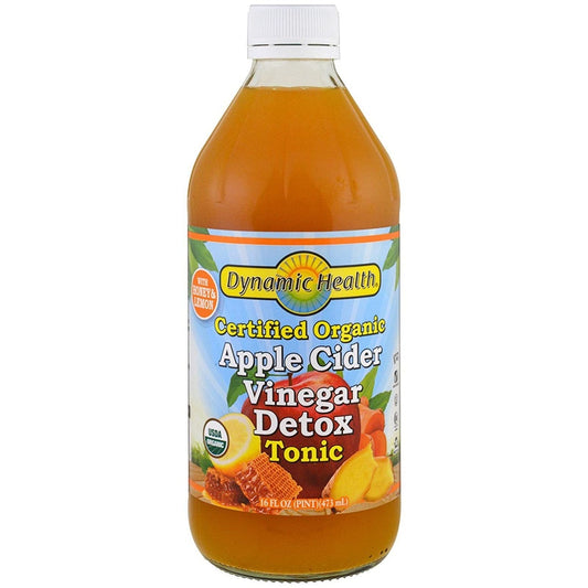 Dynamic Health Drink Apple Cider Vinegar Detox Tonic 16 fz