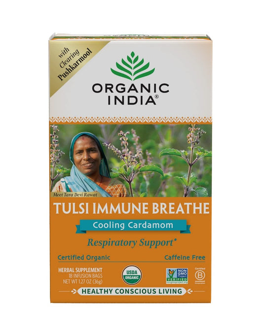 Organic India Tulsi Immune Breathe Tea
