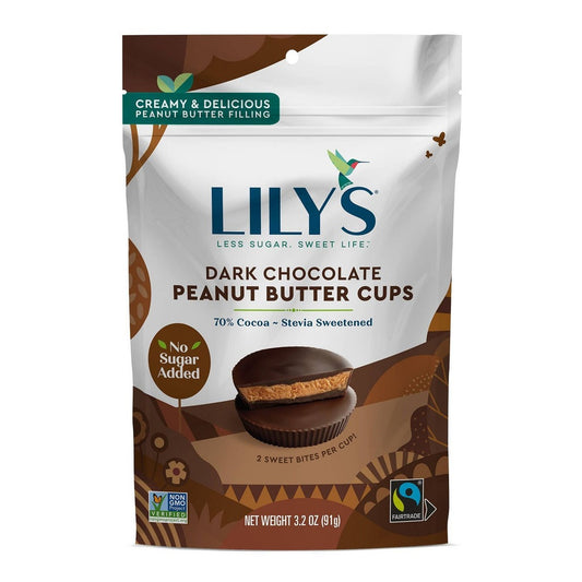 Lily's Sweets Cup Chocolate Dark Peanut Butter 3.2oz