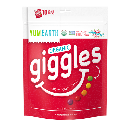 Yum Earth Organic Giggles Chewy Candy Bites 5oz