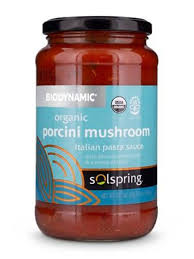 Dr. Mercola Solspring Biodynamic Organic Porcini Mushroom Italian Pasta Sauce 19.7oz