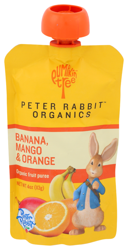 Petter Rabbit Baby Food Mango Banana Orange OG