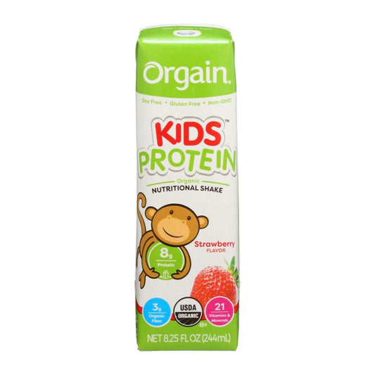 Orgain Kids Shake Strawberry OG 8oz