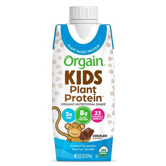 Orgain Kids Shake Choco Plant OG 8oz UN
