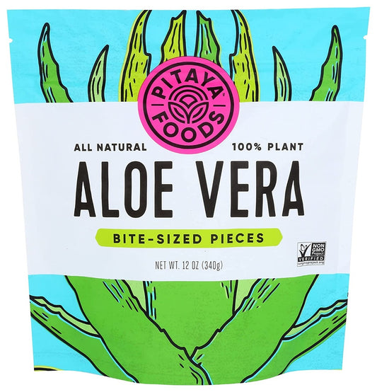 Pitaya Natural Aloe Vera Bites-Sized Pieces 12oz