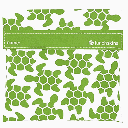 Lunchskins Bag Sandwich Green Turtle 1c