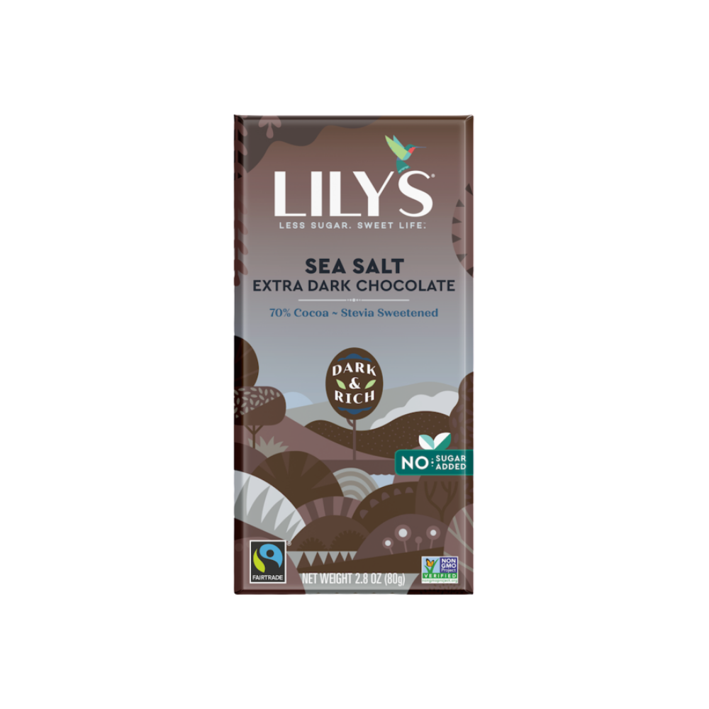 Lily's Barra Chocolate Dark Salt 70% 2.8oz