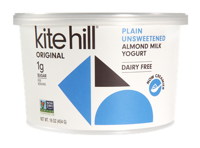 Kite Hill Plain Unsweetened Almond Milk Yogurt 16oz