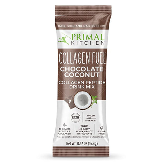 Primal Kitchen Collagen Fuel Drink Mix, Chocolate 1c