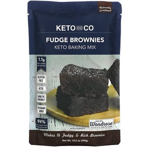Keto and Co Mix Keto Brownie Fudge 10.2oz