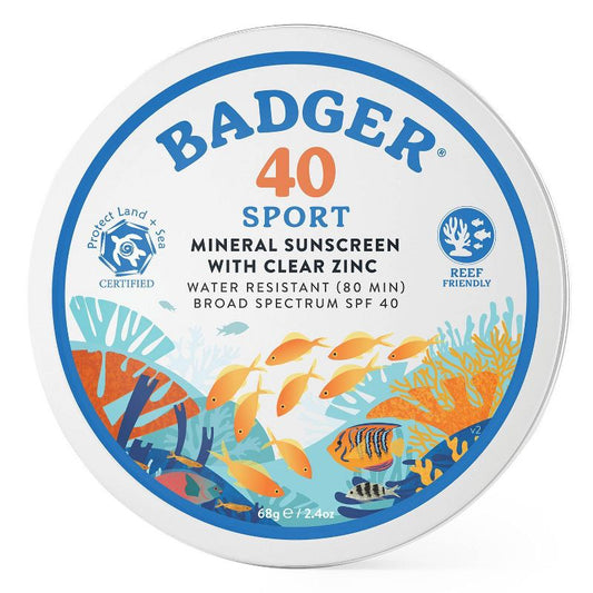 Badger Sport Mineral Sunscreen Tin 2.4oz