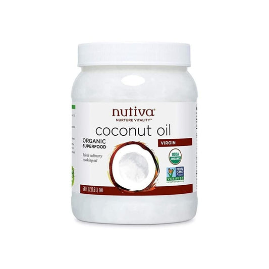 Nutiva Oil Coconut XVirgin Plast OG 54oz
