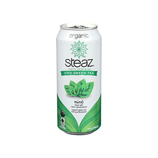 Steaz Ice Tea Mint Can 16oz
