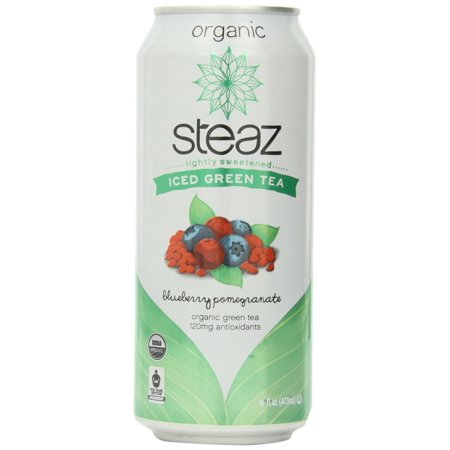 Steaz Ice Tea Super Fruit Can 16oz