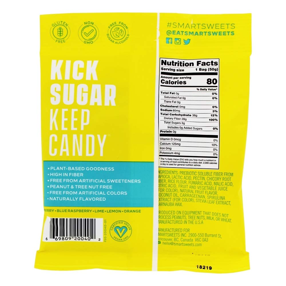 Smart Sweets Gummy Sour Blast Buddies 1.8oz