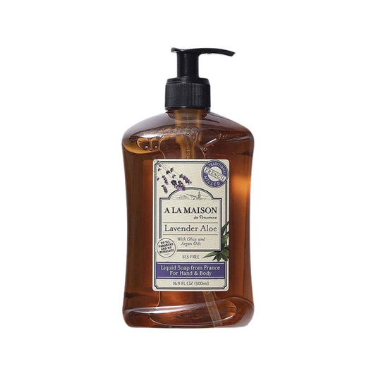 A La Maison Liquid Hand and Body Soap, Lavender Aloe 16.9oz