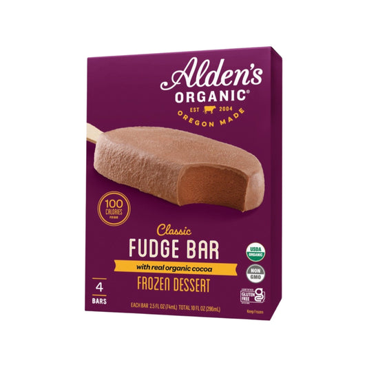 Alden's Organic Fudge Ice Cream Bar 4c